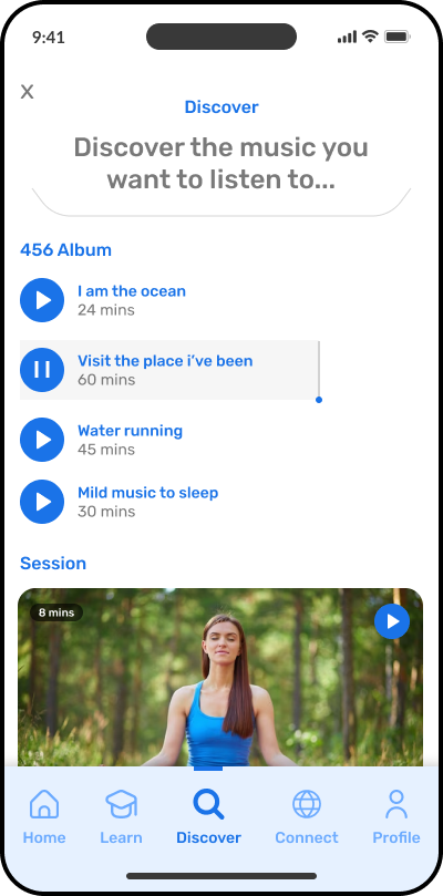 iphone app delivery screen